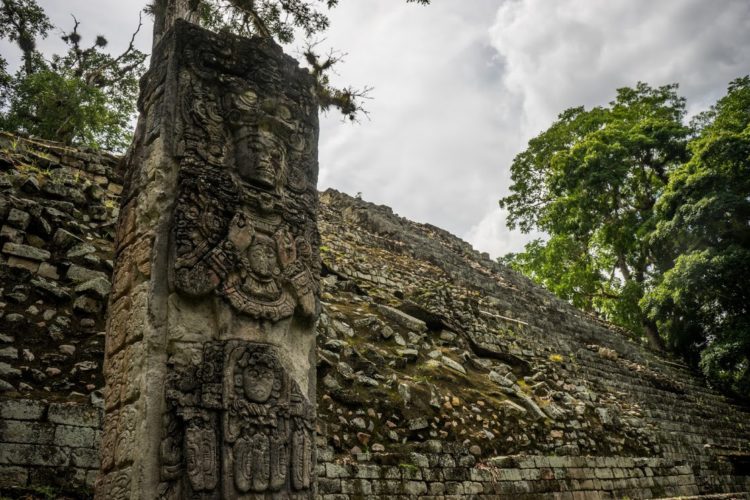 A 150 metros del sitio de Copán Ruinas