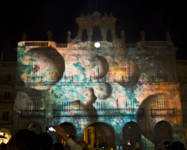 Videomapping hondureño en la primera edición del Festival de la Luz Salamanca 2016