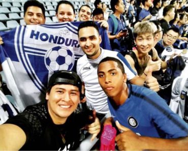 Nunca imaginó que hondureños estarían viendo el entrenamiento del Inter en China