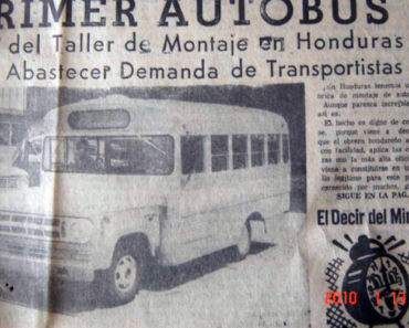 Primer bus fabricado en Honduras